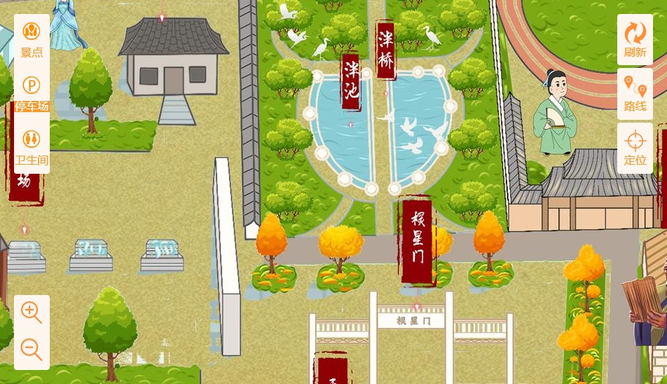 曲沃手绘地图景区语音讲解导览系统：智慧景区建设的基石